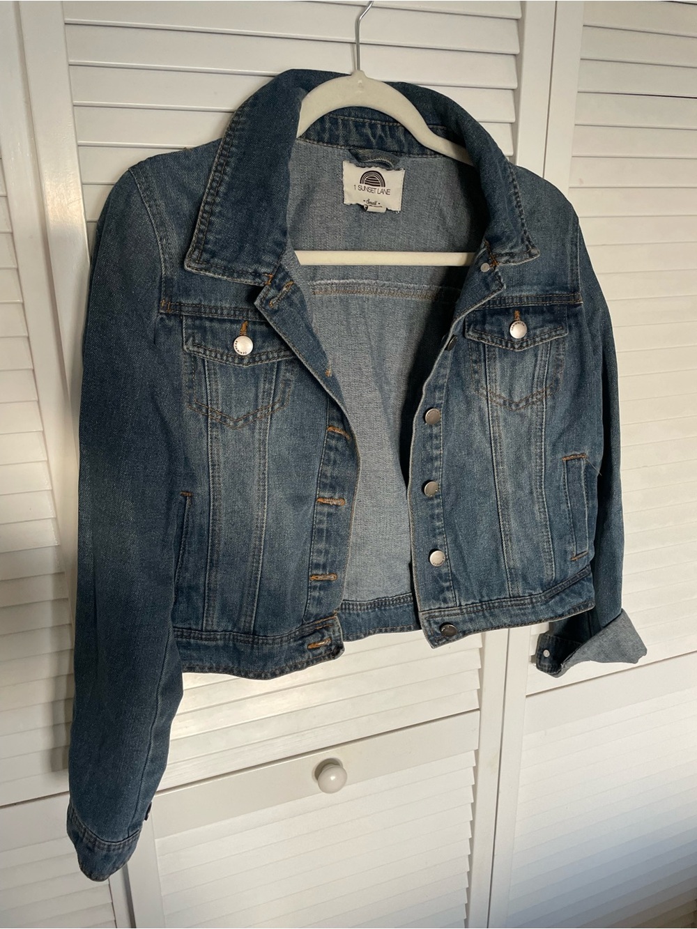 Universal Thread Medium Blue Denim Jacket for Women